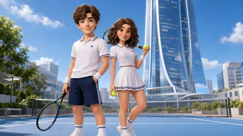 Il grattacielo del tennis! Prova a scalarlo!