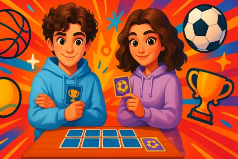 Memory emoji sportive, allena la mente
