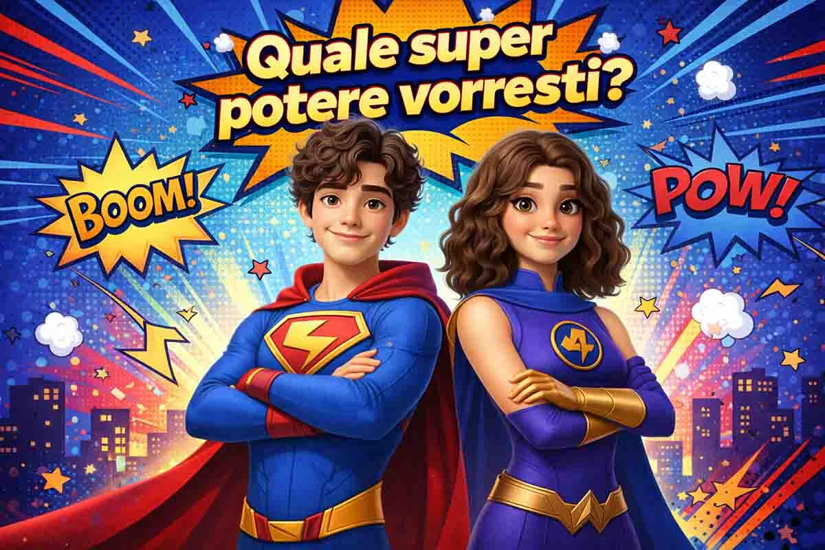 Quale superpotere vorresti? Scoprilo con il test!