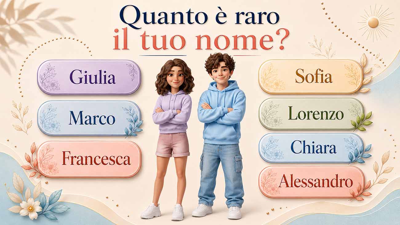 Quanto è raro il tuo nome?